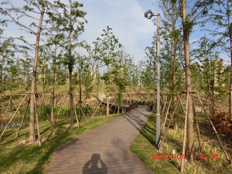 鹽龍體育公園木屋景觀(guān)燈